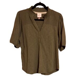 Knox Rose Olive Green Blouse